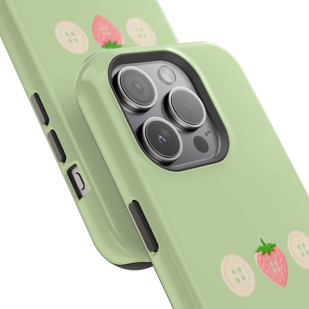 Strawberry Banana Buttons