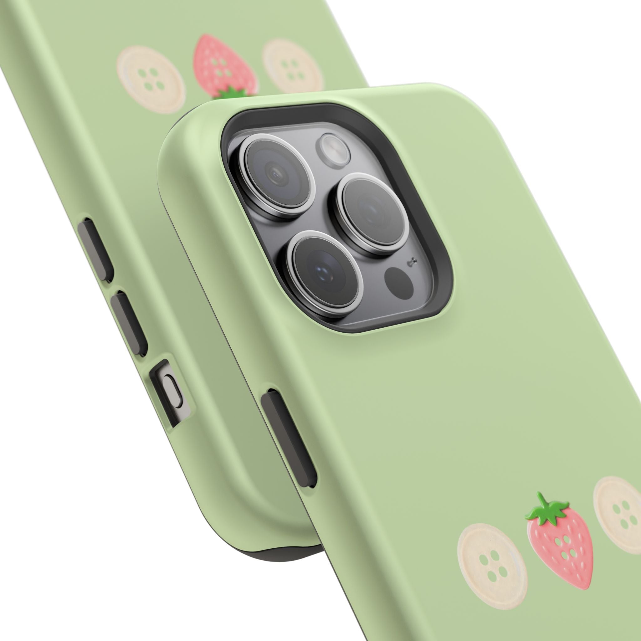 Strawberry Banana Buttons