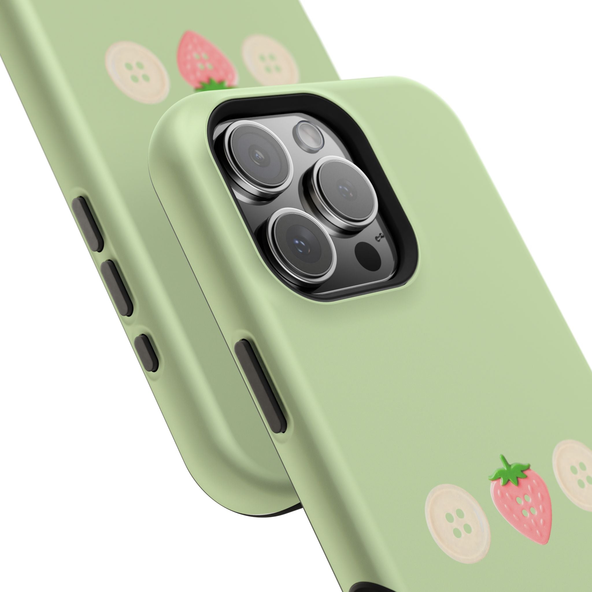 Strawberry Banana Buttons