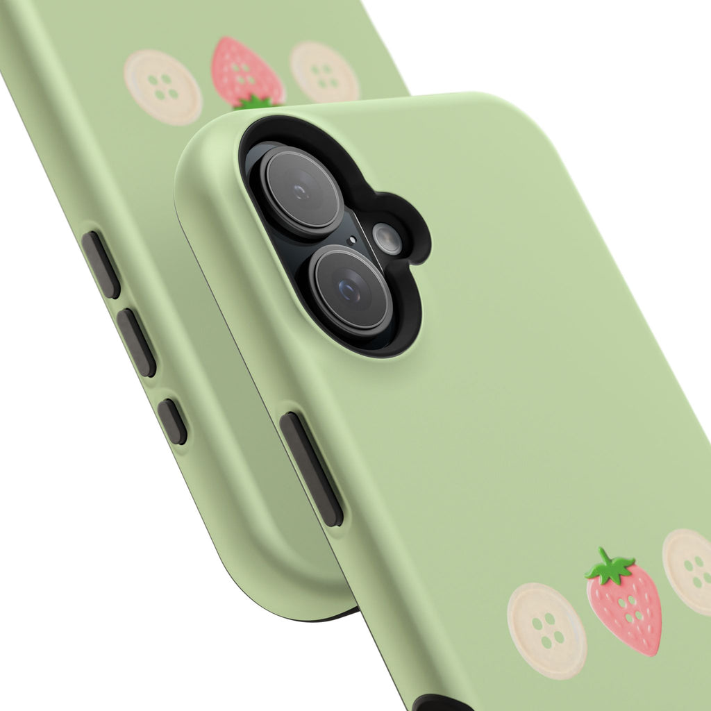Strawberry Banana Buttons